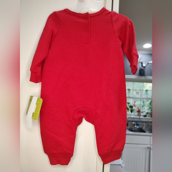 Dr. Seuss Grinch Baby Coverall Size 0 - 3 Months NEW The Grinch Baby Pajamas - Picture 4 of 6